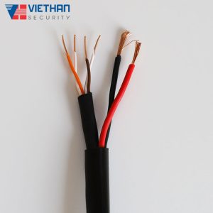Dây mạng lan Việt Hàn dây đen 4 sợi liền nguồn (dây ăng ten ngoài trời)(vui lòng không đổi trả) (m)