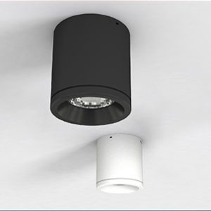 Đèn led Dowlight Nổi Rạng Đông (đèn Bơ) NT03 ĐM 120/12w Đổi Màu vỏ ĐEN (Cái)