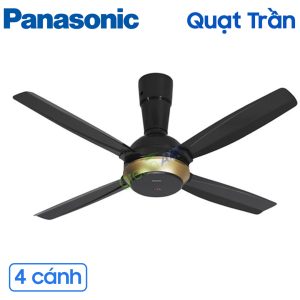 Quạt trần Pana 4 cánh điều khiển 56XPG ĐEN (Cái)