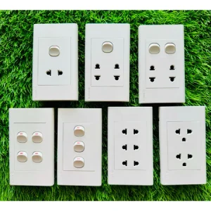 Hạt công tắc 1 chiều Lioa tròn E1812M (Cái)