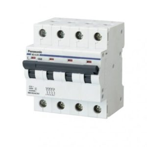 Aptomat tự động DIN MCB-3 pha 4 cực Panasonic