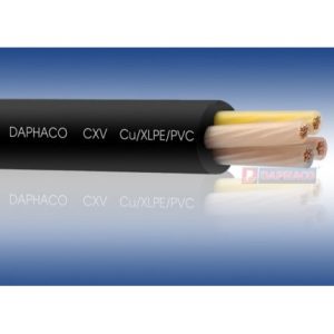 CÁP ĐIỆN LỰC RUỘT ĐỒNG CÁCH ĐIỆN XLPE CXV - 0,6/1kV daphaco
