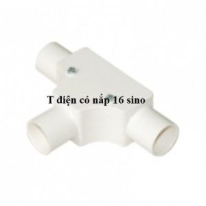 Cút chữ T 16 Sino có nắp