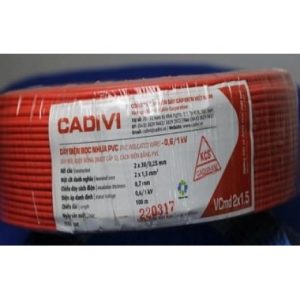 Dây điện đôi Vcmd 2x1.5 Cadivi