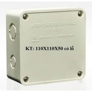 Hộp Nối Dây 110x110x50 có lỗ Sino