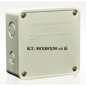 Hộp Nối Dây 80x80x50 có lỗ Sino