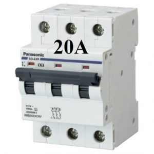 MCB 3P 20a Panasonic