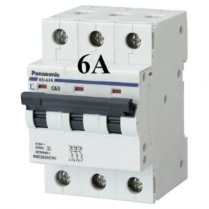 MCB 3P 6a Panasonic