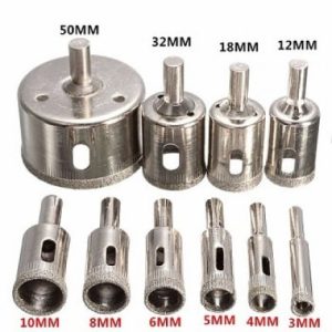 Mũi khoan kiếng,kính,đá gạch men,thuỷ tinh đủ kích thước