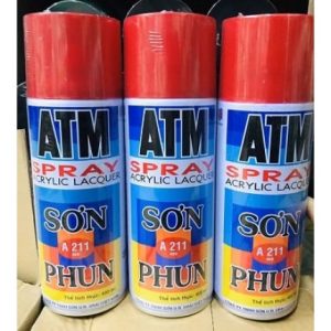 Sơn xịt ATM Màu Đỏ